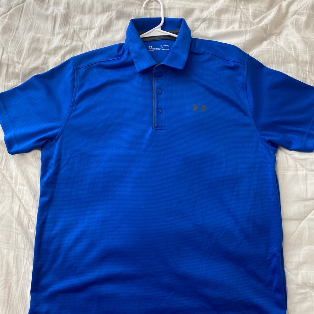 Underarmour Loose Fit Golf Shirt Blue- Never Worn